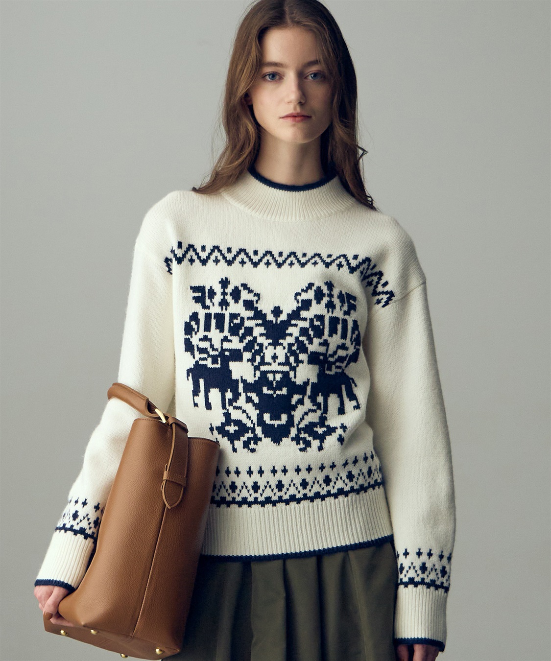 49AV JUNKO SHIMADA 【YEAR END SALE】長袖ジャカードニットプルオーバー_sub_7