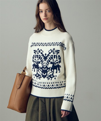 49AV JUNKO SHIMADA 【YEAR END SALE】長袖ジャカードニットプルオーバー_subthumb_8