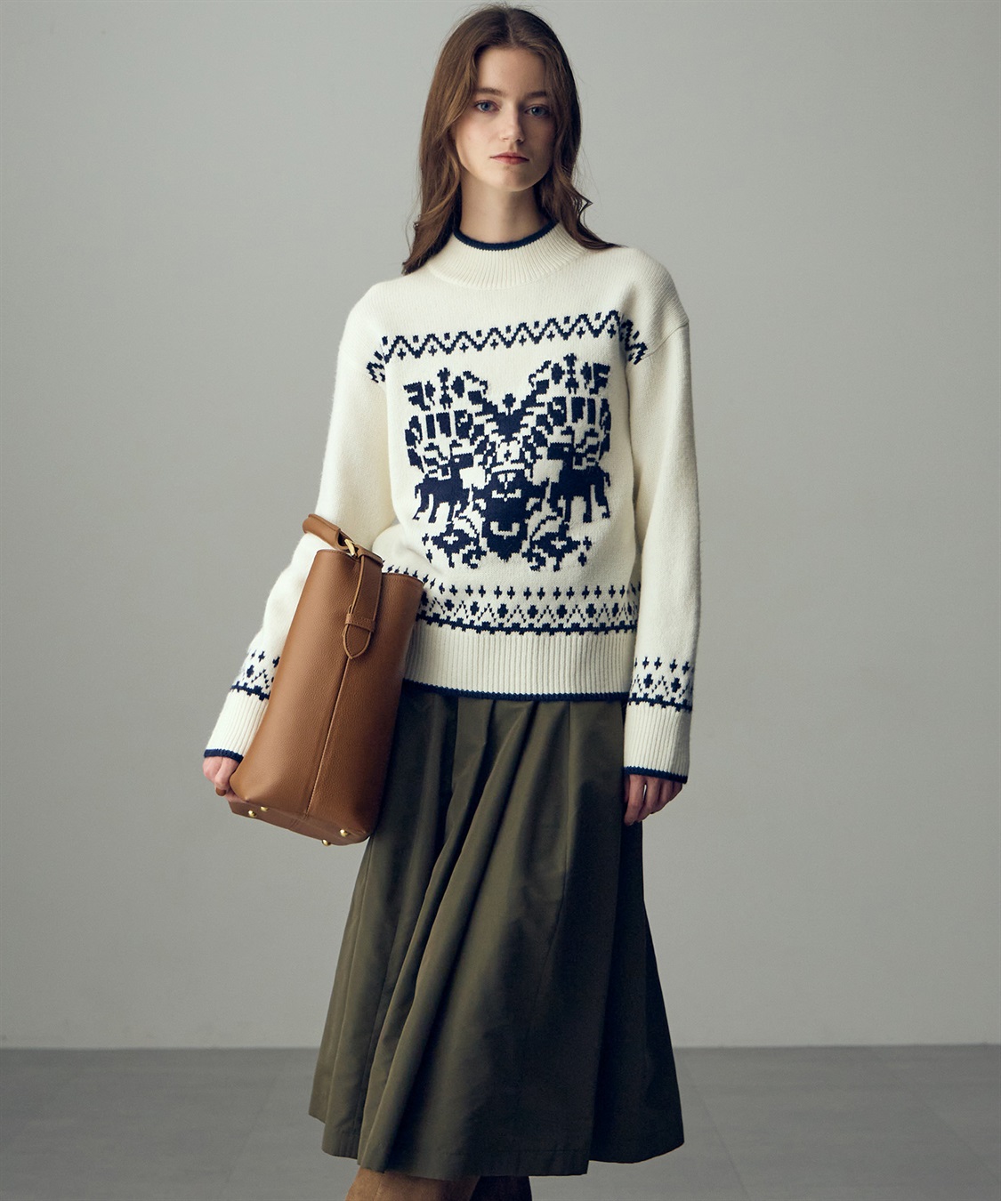 49AV JUNKO SHIMADA 【YEAR END SALE】長袖ジャカードニットプルオーバー_sub_9