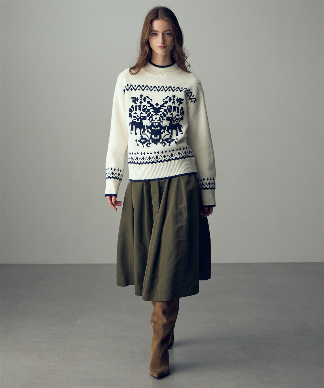 49AV JUNKO SHIMADA 【YEAR END SALE】長袖ジャカードニットプルオーバー_sub_11