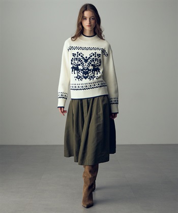 49AV JUNKO SHIMADA 【YEAR END SALE】長袖ジャカードニットプルオーバー_subthumb_11