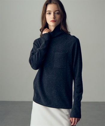49AV JUNKO SHIMADA タートルネックカシミヤニット_subthumb_2