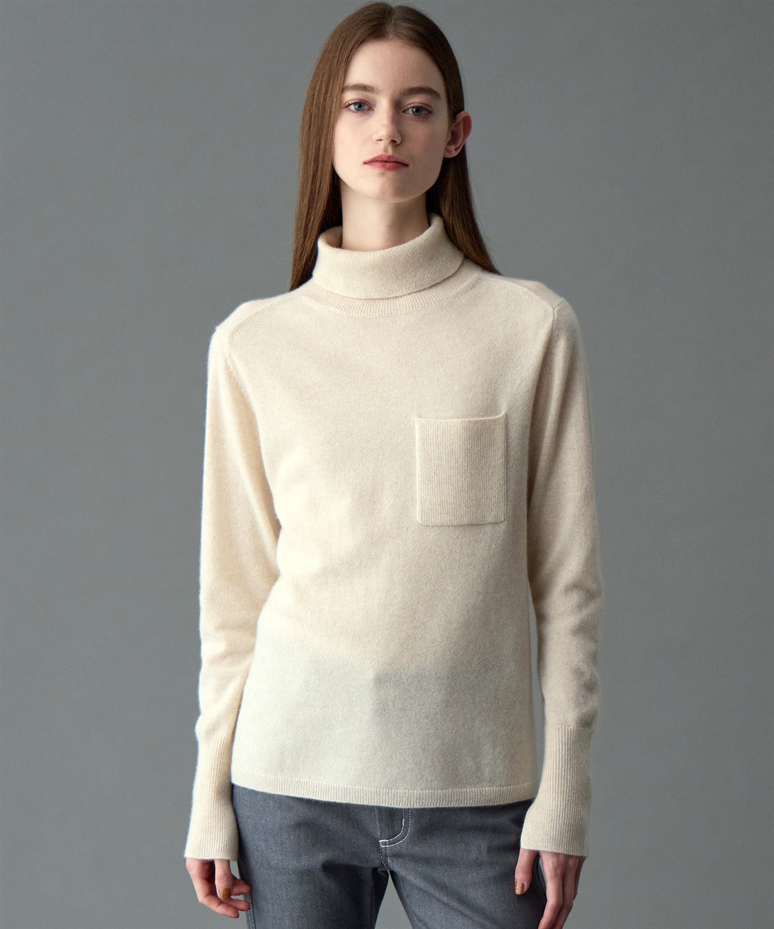 49AV JUNKO SHIMADA タートルネックカシミヤニット_sub_9