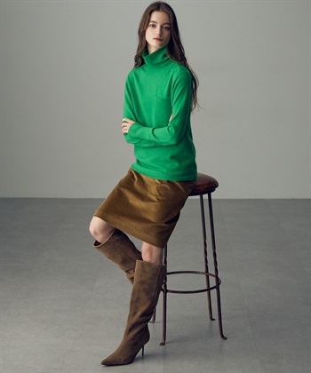 49AV JUNKO SHIMADA タートルネックカシミヤニット_subthumb_19