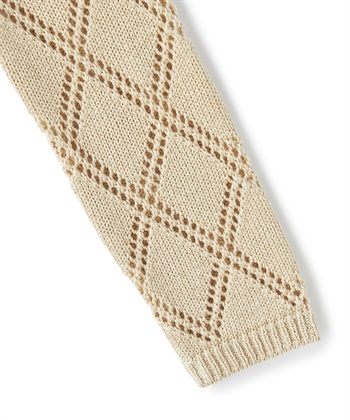 49AV JUNKO SHIMADA ブライトレーヨン透かし編みニットカーディガン_subthumb_3