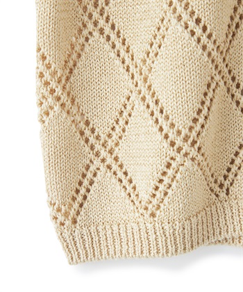 49AV JUNKO SHIMADA ブライトレーヨン透かし編みニットカーディガン_subthumb_4