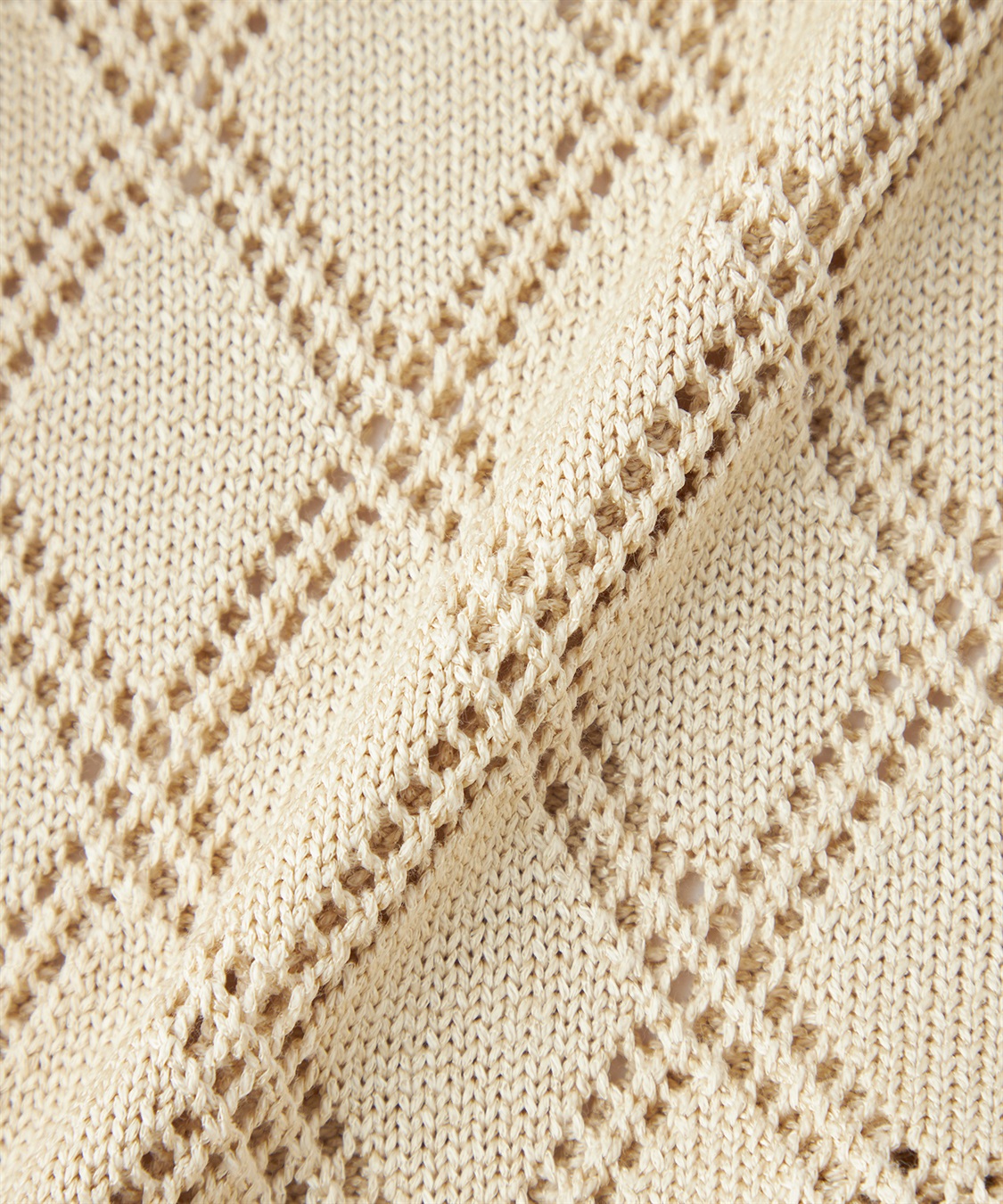 49AV JUNKO SHIMADA ブライトレーヨン透かし編みニットカーディガン_sub_5