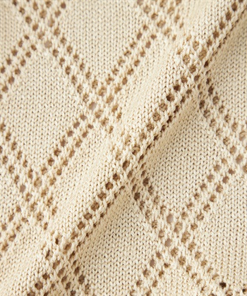 49AV JUNKO SHIMADA ブライトレーヨン透かし編みニットカーディガン_subthumb_5