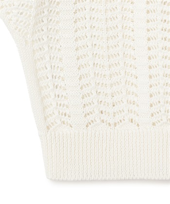 メッシュニットジップカーディガン 49AV JUNKO SHIMADA｜クロス