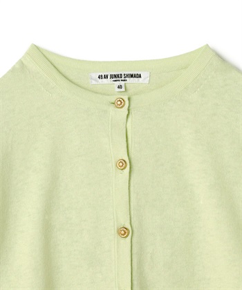 通販生活 ファッション クルーネックカーディガン 49AV.junko shimada｜クロスプラス トップス