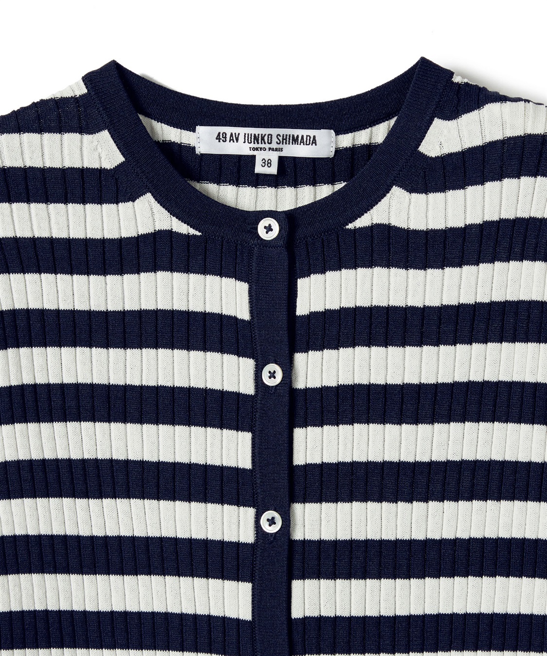 49AV JUNKO SHIMADA クルーネックカーディガン_sub_2