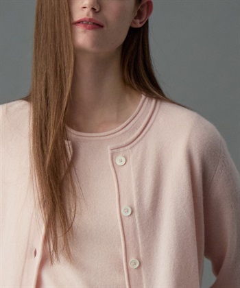 49AV JUNKO SHIMADA クルーネックカシミヤカーディガン_subthumb_5