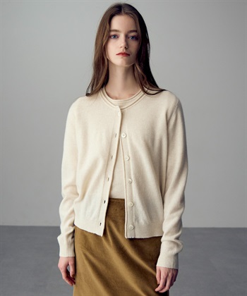 49AV JUNKO SHIMADA クルーネックカシミヤカーディガン_subthumb_9