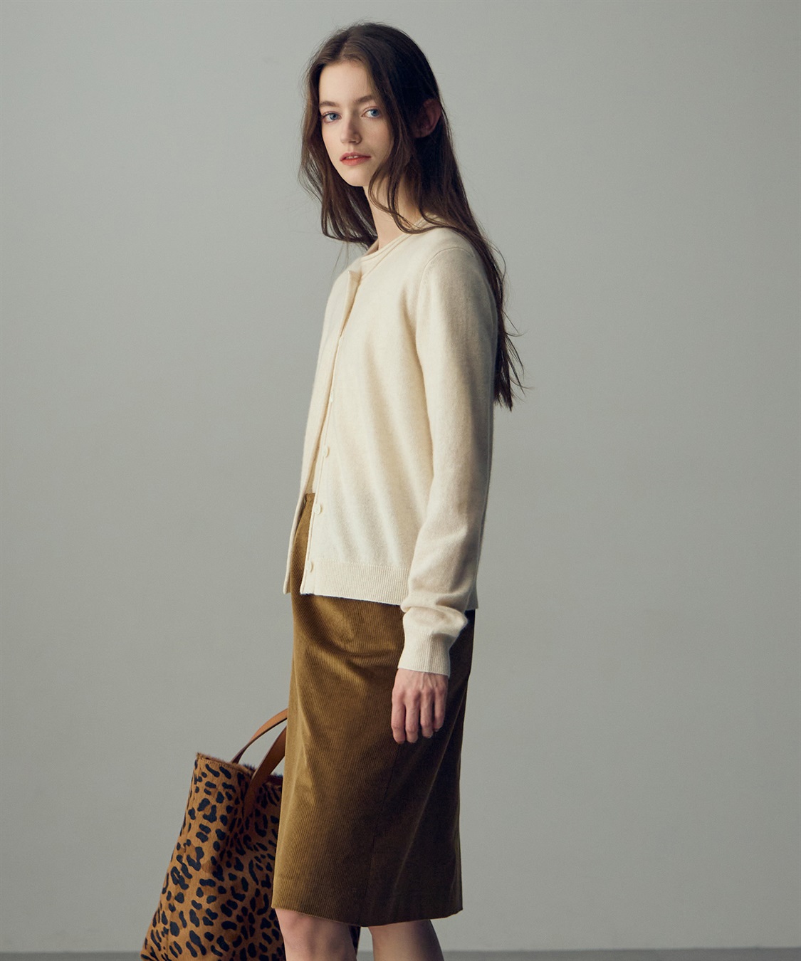 49AV JUNKO SHIMADA クルーネックカシミヤカーディガン_sub_13