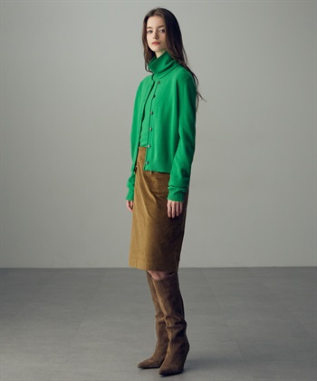 BLACK FRIDAY】クルーネックカシミヤカーディガン 49AV JUNKO SHIMADA