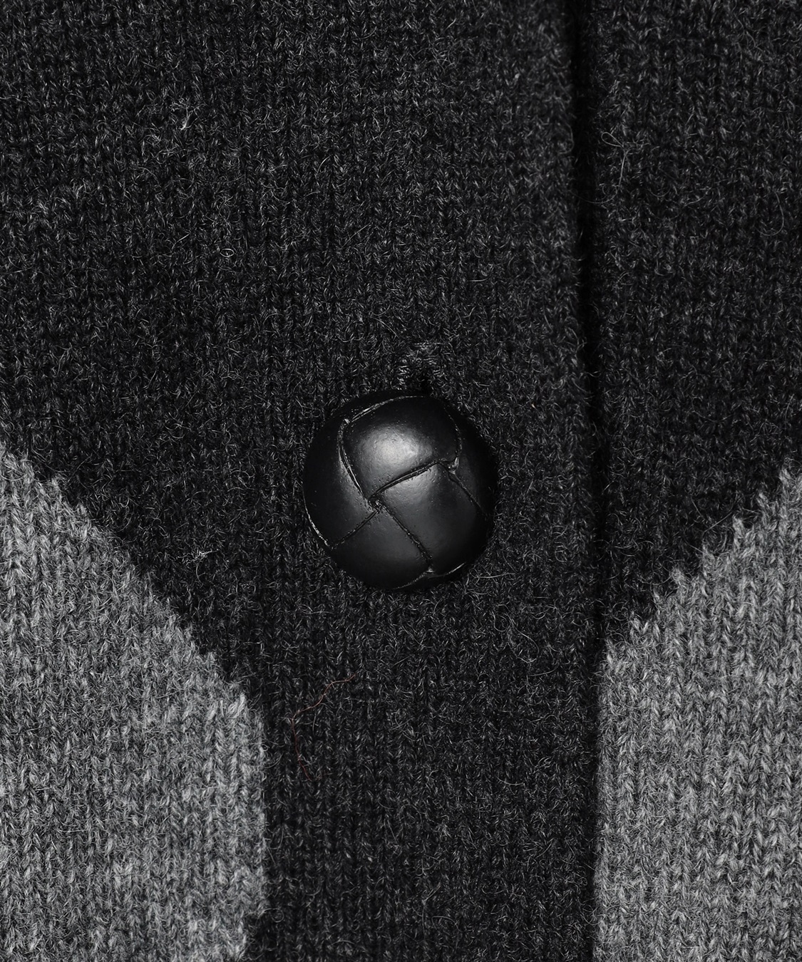 49AV JUNKO SHIMADA アーガイル柄Vネックニットカーディガン_sub_5