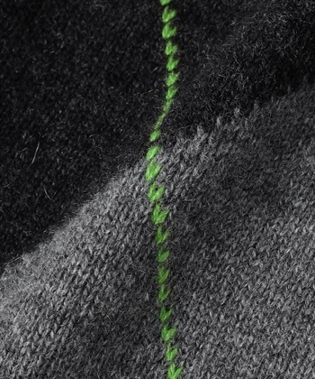 49AV JUNKO SHIMADA アーガイル柄Vネックニットカーディガン_subthumb_6