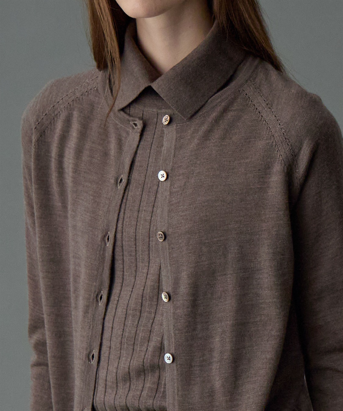 49AV JUNKO SHIMADA クルーネックカーディガン_sub_4