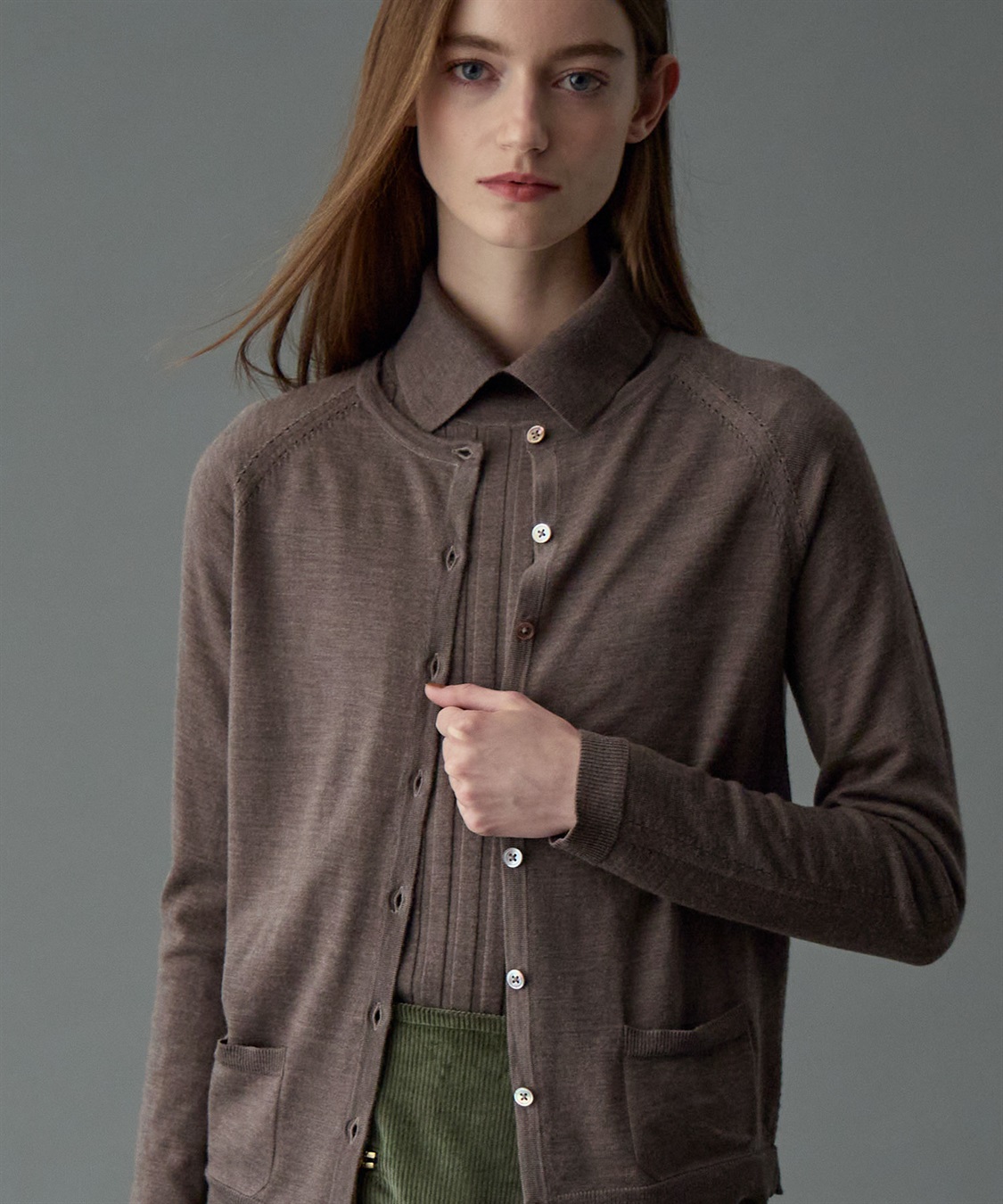 49AV JUNKO SHIMADA クルーネックカーディガン_sub_5