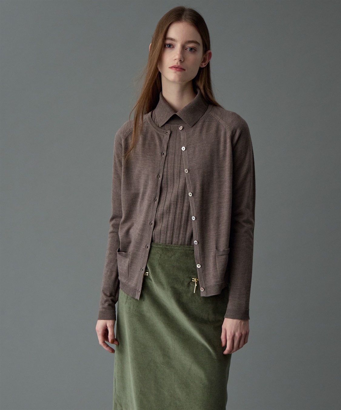 49AV JUNKO SHIMADA クルーネックカーディガン_sub_6