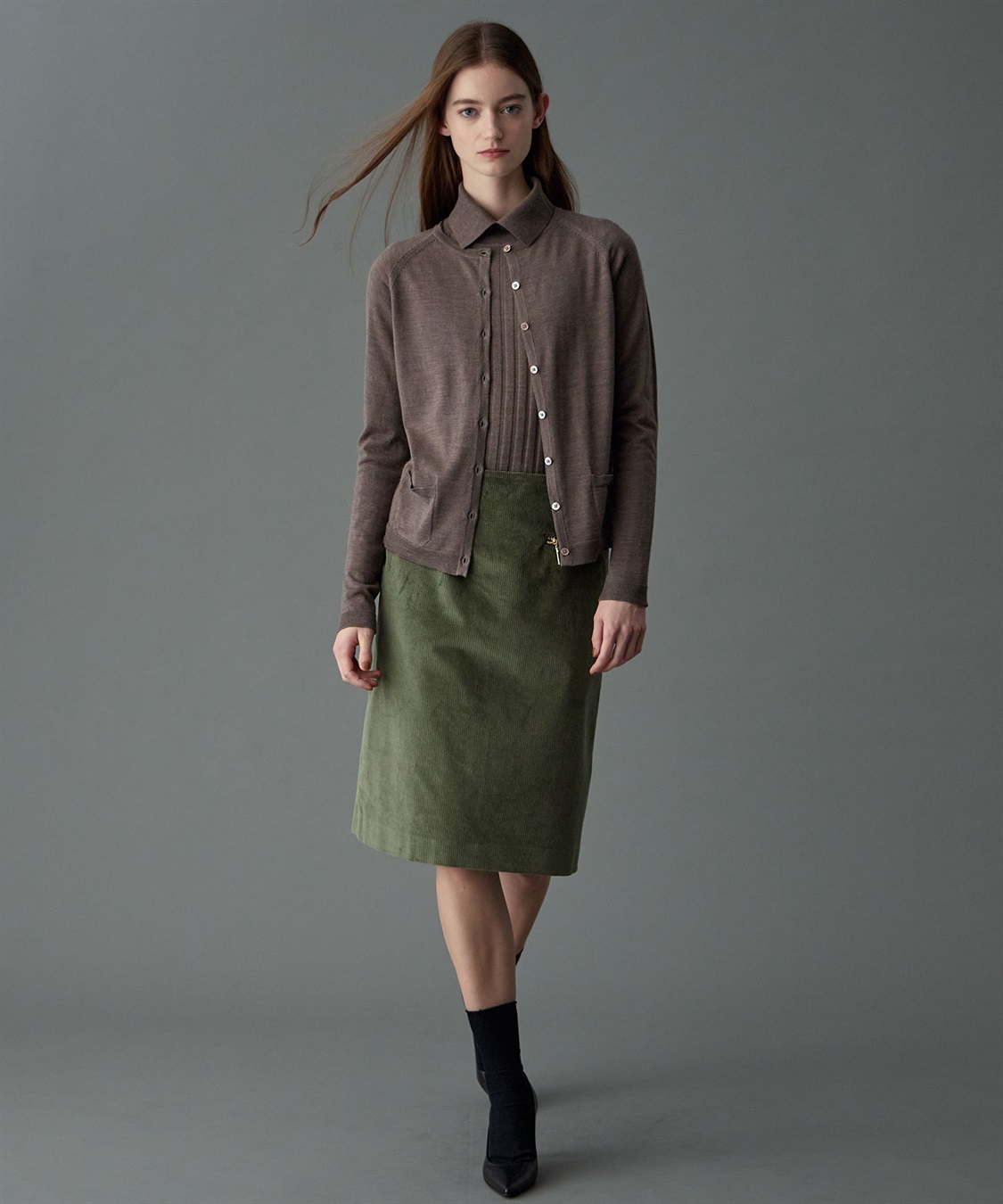 49AV JUNKO SHIMADA クルーネックカーディガン_sub_7