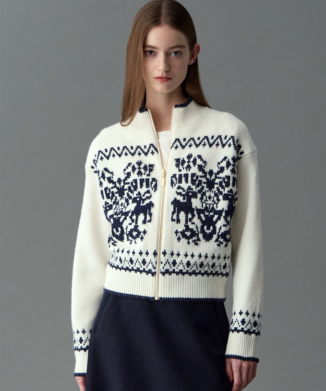 Jurgi persoon 半袖ロングニット Jurgi persoon 半袖ロングニット