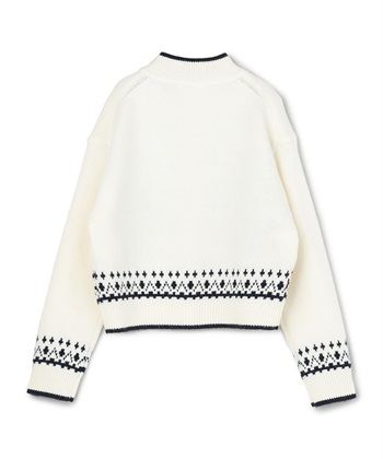 49AV JUNKO SHIMADA 【YEAR END SALE】ジャカードジップアップニットカーディガン_subthumb_15