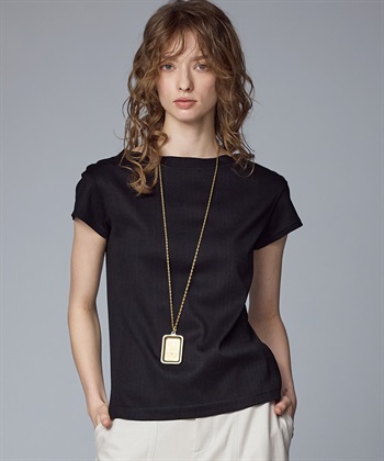 49AV JUNKO SHIMADA ランダムリブ編みプルオーバー半袖トップス_subthumb_1