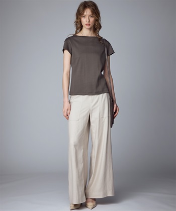 49AV JUNKO SHIMADA ランダムリブ編みプルオーバー半袖トップス_subthumb_7