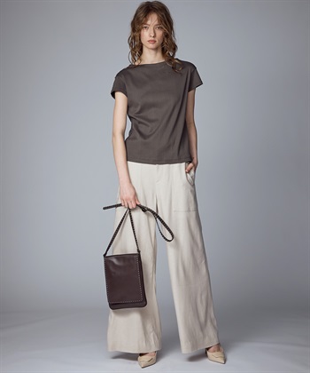 49AV JUNKO SHIMADA ランダムリブ編みプルオーバー半袖トップス_subthumb_8