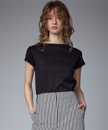 49AV JUNKO SHIMADA ランダムリブ編みプルオーバー半袖トップス_subthumb_9