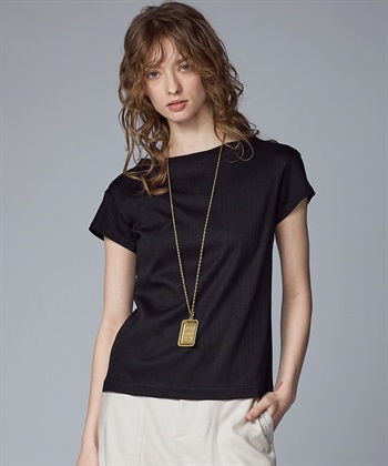 49AV JUNKO SHIMADA ランダムリブ編みプルオーバー半袖トップス_subthumb_10