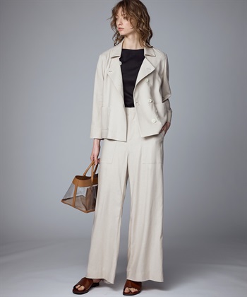 49AV JUNKO SHIMADA ランダムリブ編みプルオーバー半袖トップス_subthumb_13