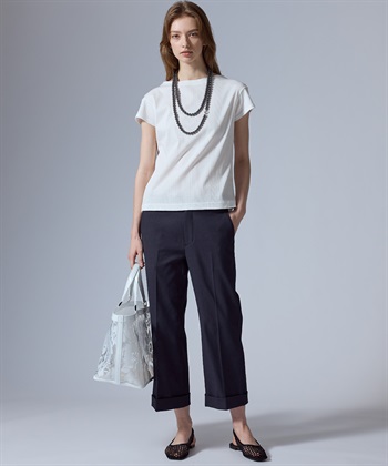 49AV JUNKO SHIMADA ランダムリブ編みプルオーバー半袖トップス_subthumb_20