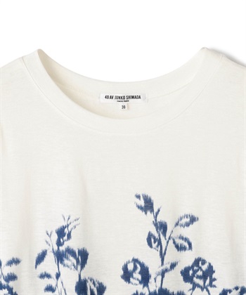 49AV JUNKO SHIMADA フラワー柄Tシャツ_subthumb_2