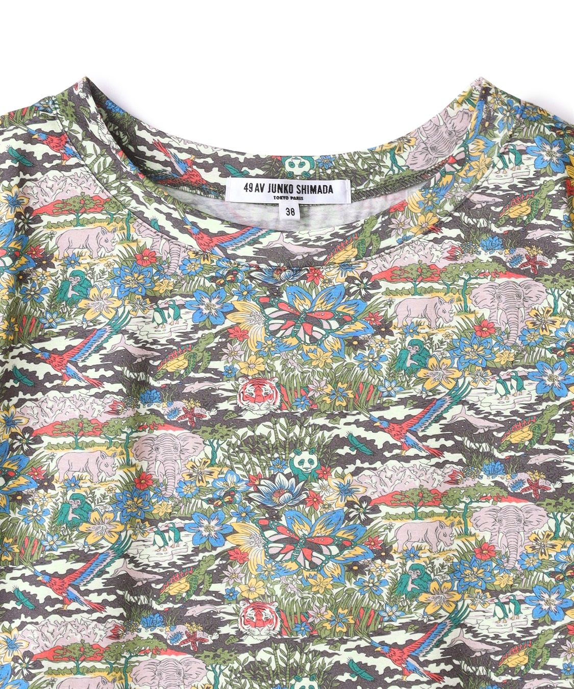 49AV JUNKO SHIMADA 総柄プリントTシャツ_sub_2