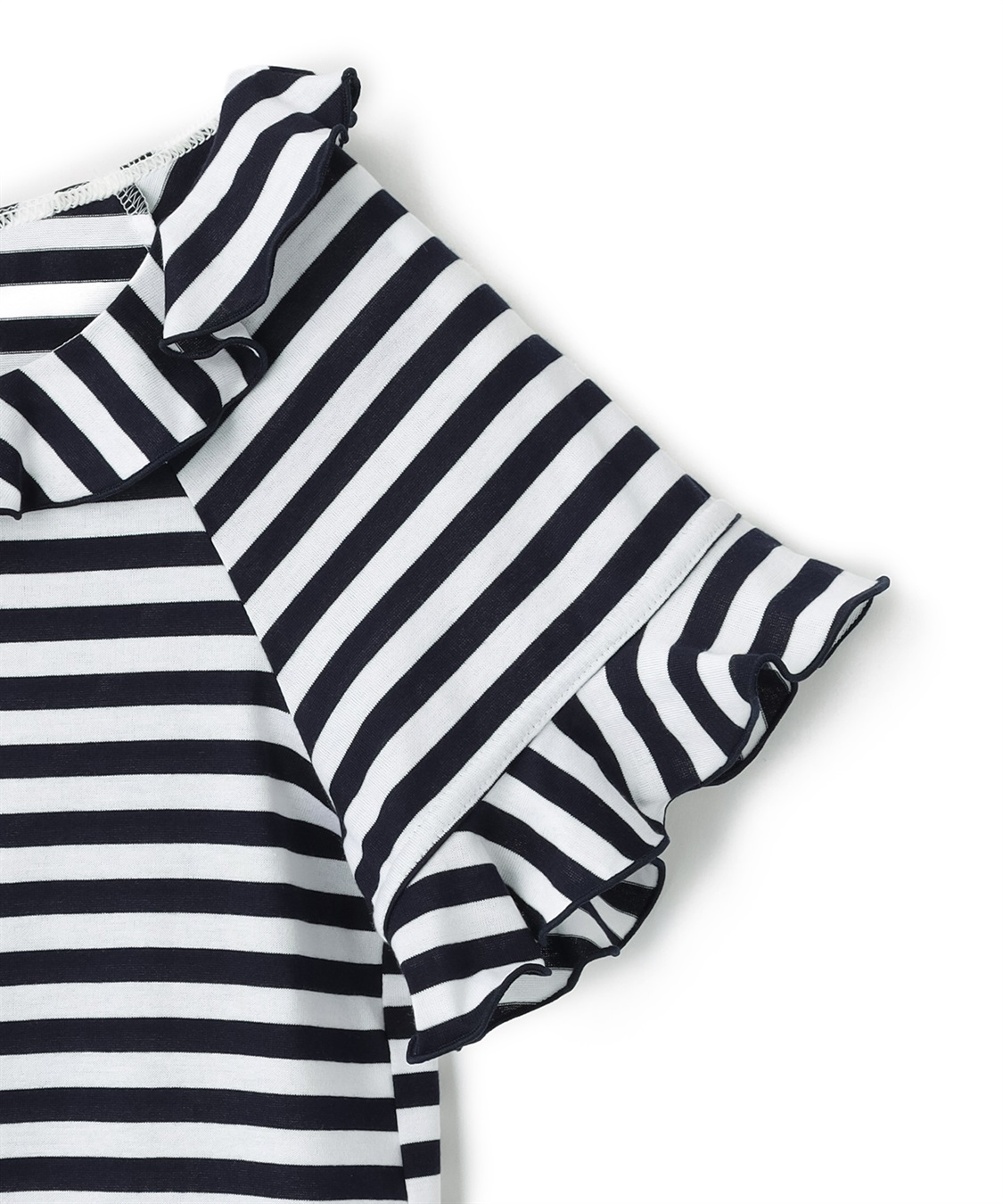 フリル付きシルケットTシャツ 49AV JUNKO SHIMADA｜クロスプラス
