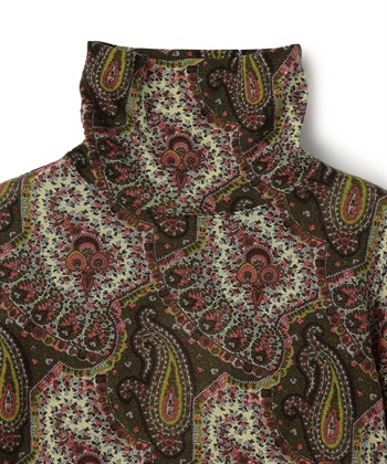 49AV JUNKO SHIMADA ペイズリー柄ハイネックカットソー_subthumb_2