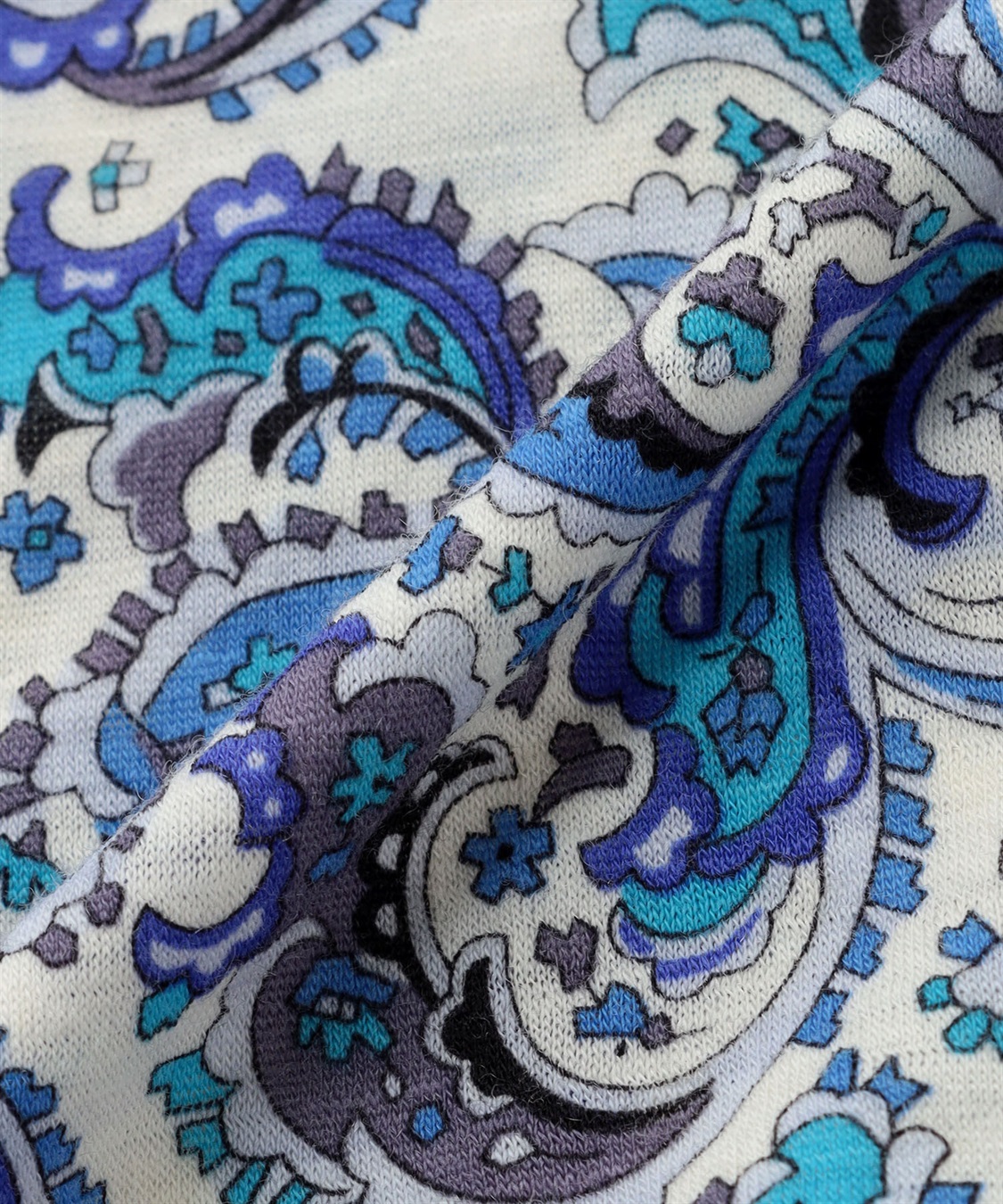 49AV JUNKO SHIMADA ペイズリー柄カーディガン_sub_6