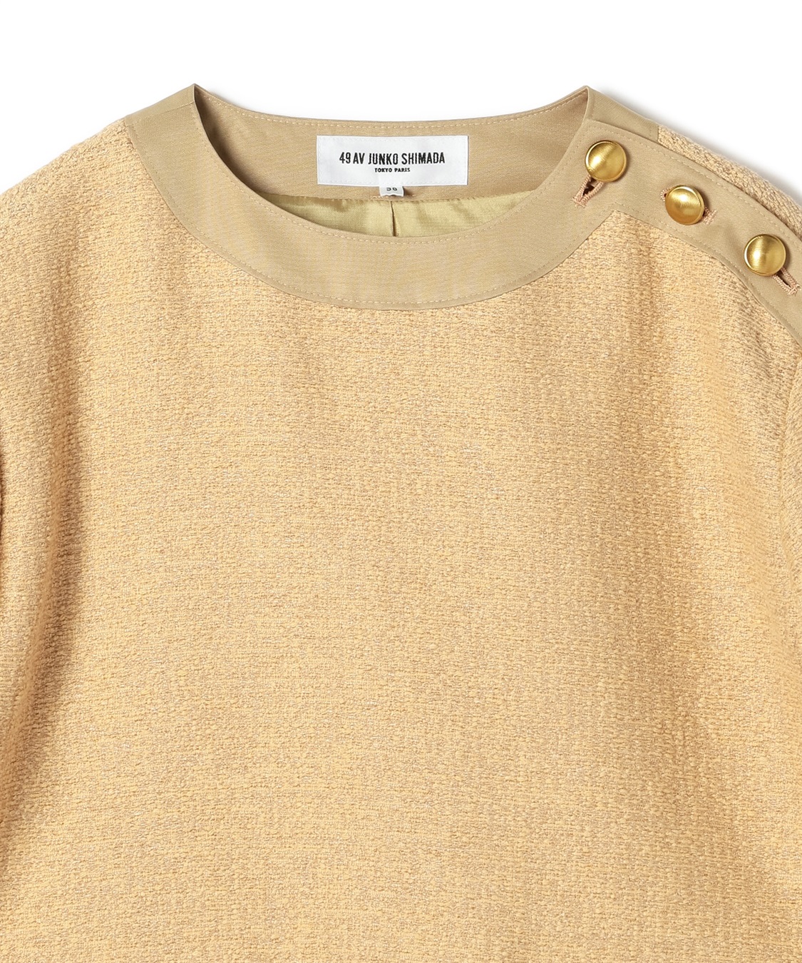 ツイードプルオーバーブラウス 49AV JUNKO SHIMADA｜クロスプラス公式