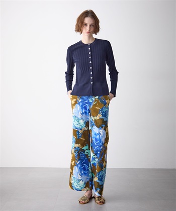 49AV JUNKO SHIMADA ローズ柄ワイドパンツ_subthumb_9