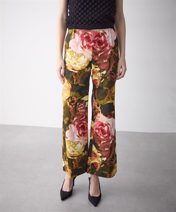 49AV JUNKO SHIMADA ローズ柄ワイドパンツ_subthumb_11
