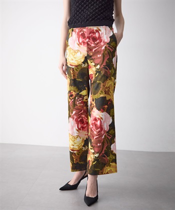 49AV JUNKO SHIMADA ローズ柄ワイドパンツ_subthumb_12