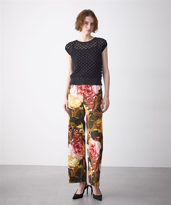 49AV JUNKO SHIMADA ローズ柄ワイドパンツ_subthumb_15