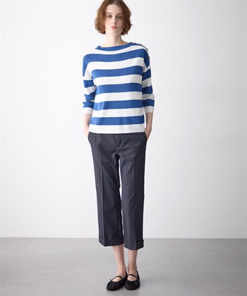 TIME SALE】ドライオックスクロップドパンツ 49AV JUNKO SHIMADA