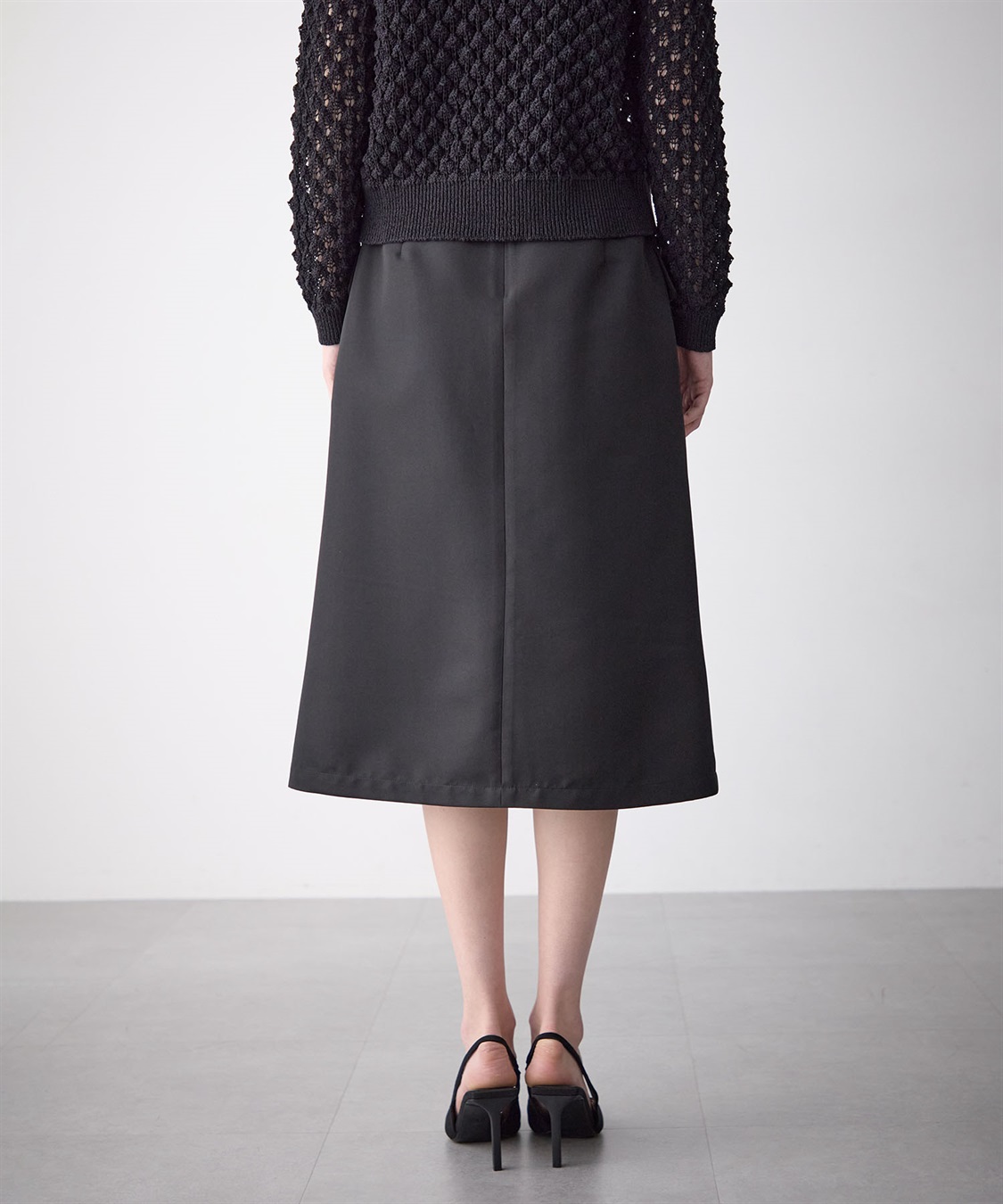 49AV JUNKO SHIMADA グログラン台形スカート_sub_2