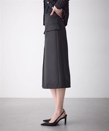 49AV JUNKO SHIMADA グログラン台形スカート_subthumb_4