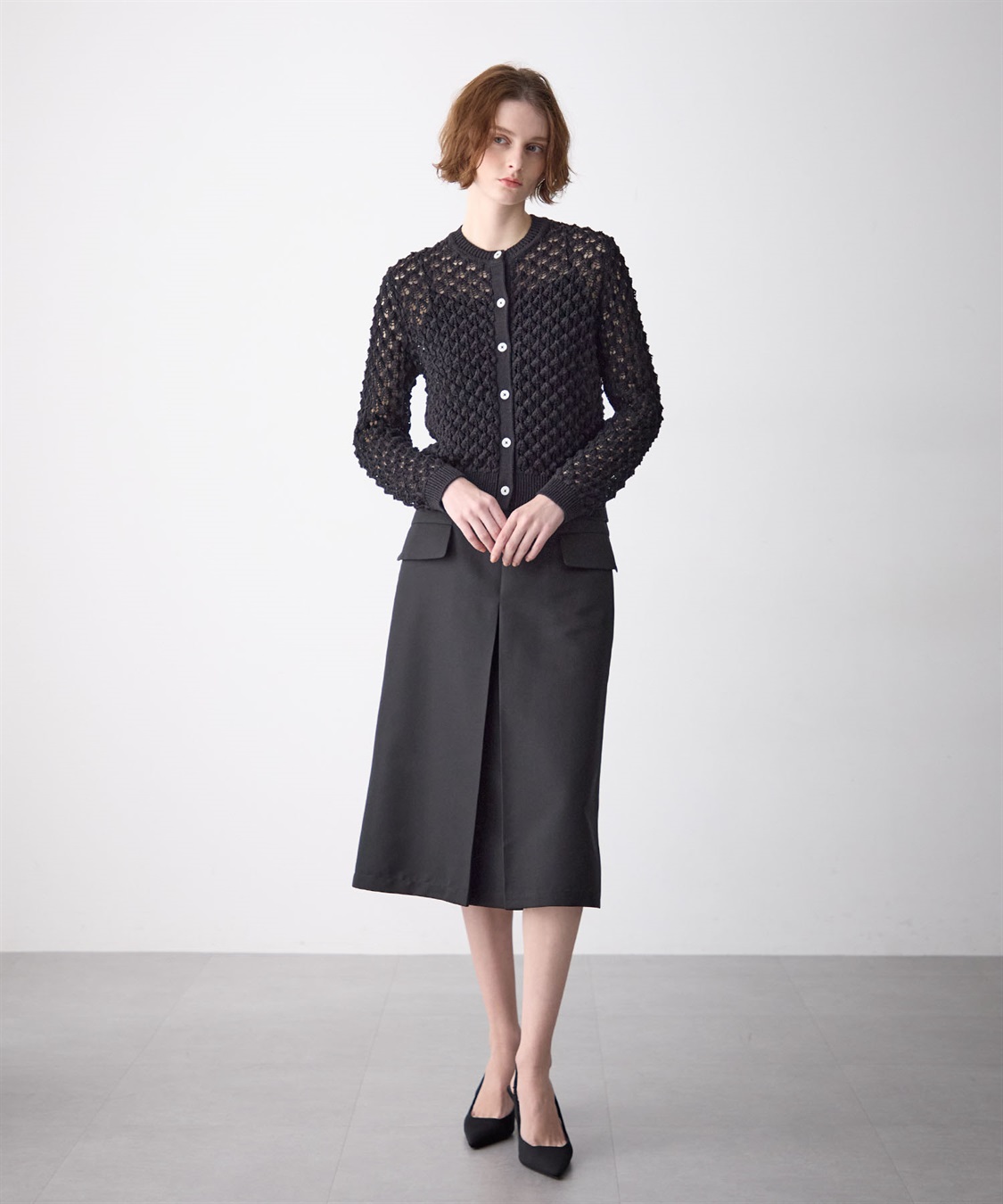 49AV JUNKO SHIMADA グログラン台形スカート_sub_5