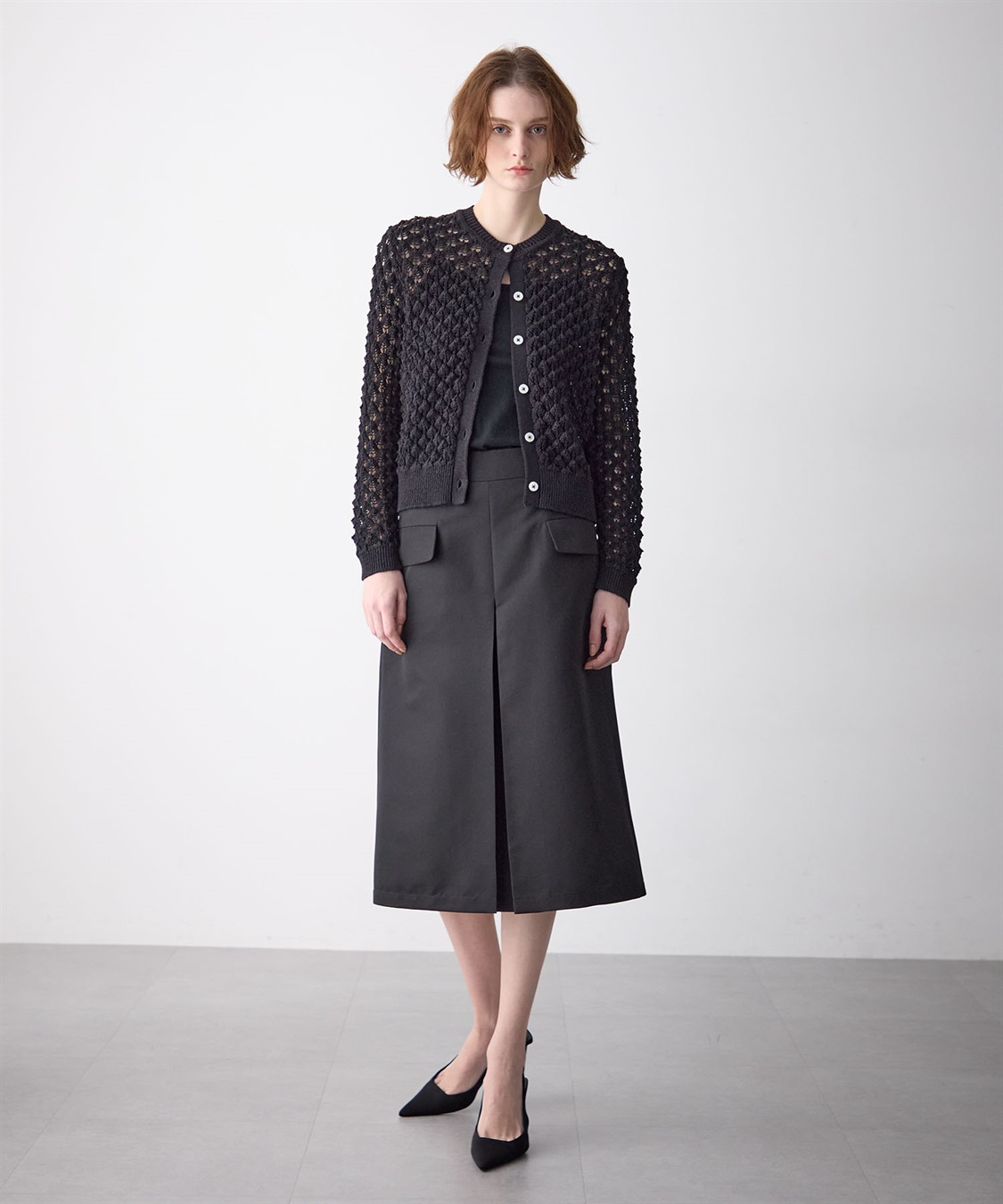 49AV JUNKO SHIMADA グログラン台形スカート_sub_7