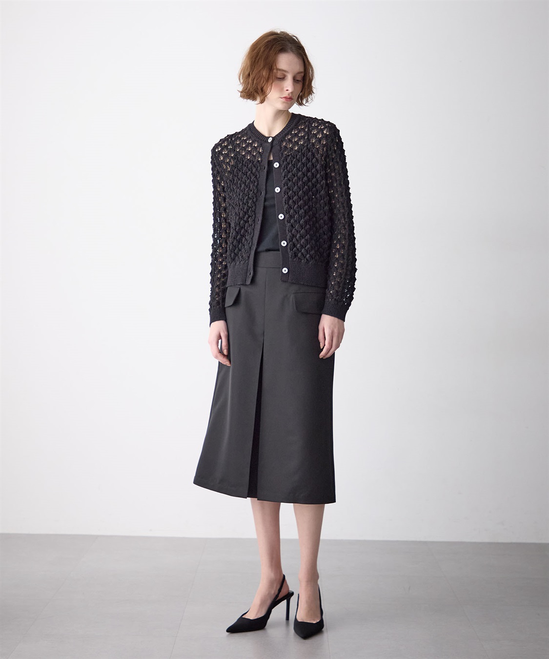 49AV JUNKO SHIMADA グログラン台形スカート_sub_8